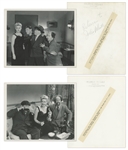Lot of Twenty 10 x 8 Glossy Photos From Six Different Three Stooges Films, List Online at NateDSanders.com -- Very Good Condition